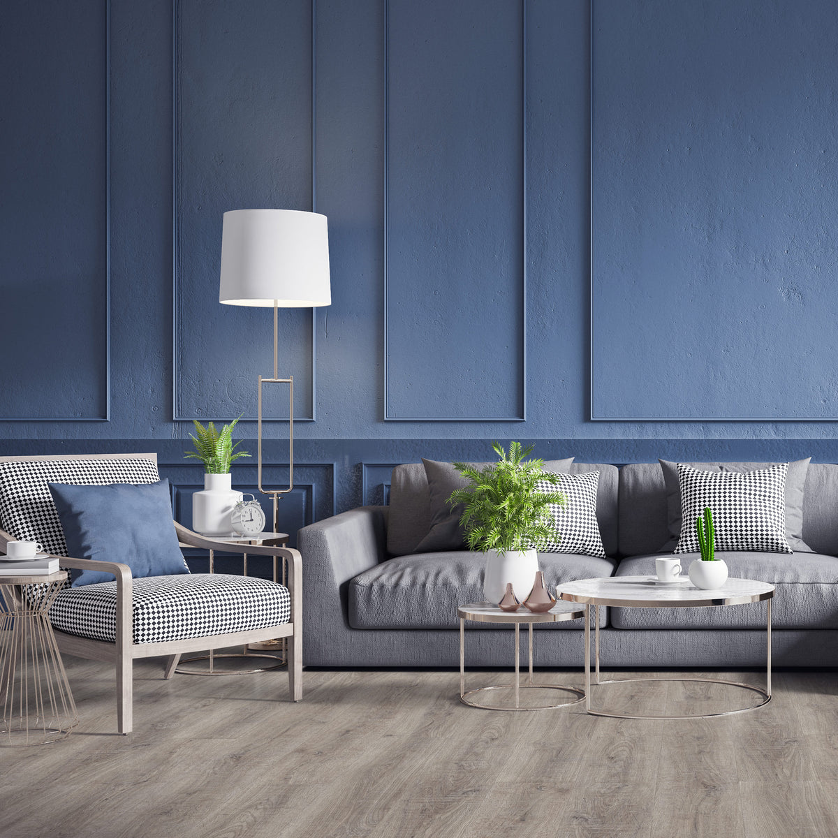 FE311 Chêne brut de sciage gris