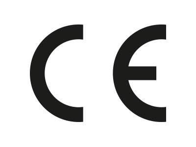 Logo CE. Les sols PVC sont conformes aux normes européennes.